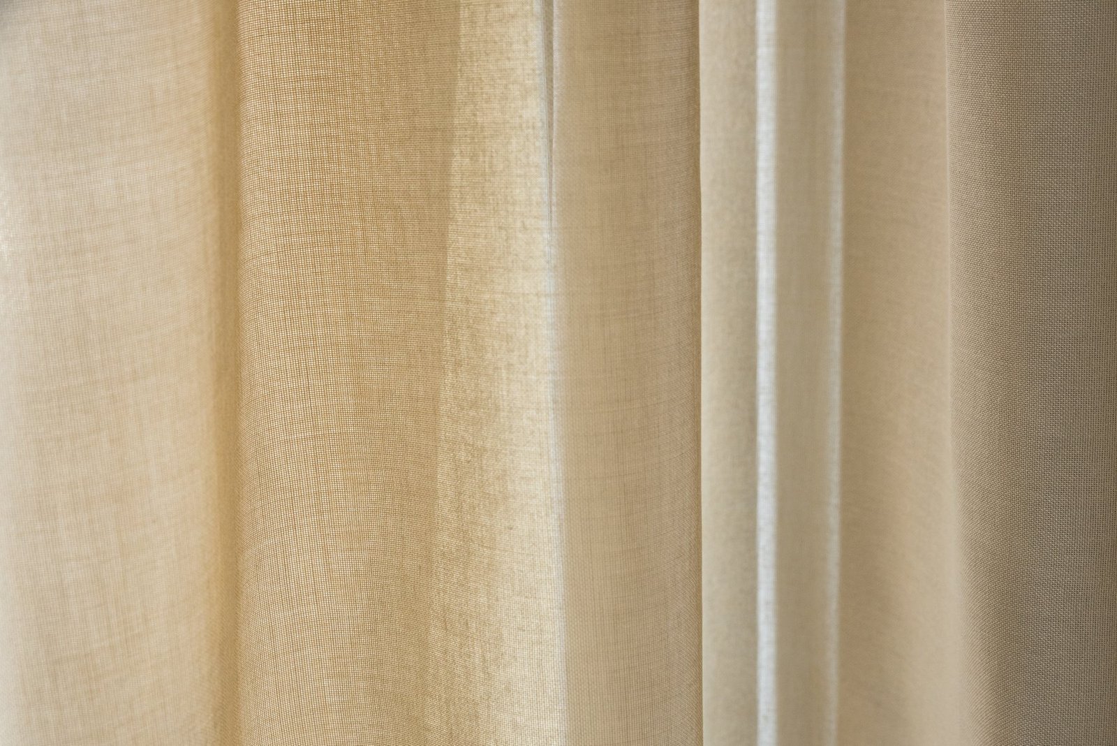 Étamine Beige 90 – voilage transparent non feu