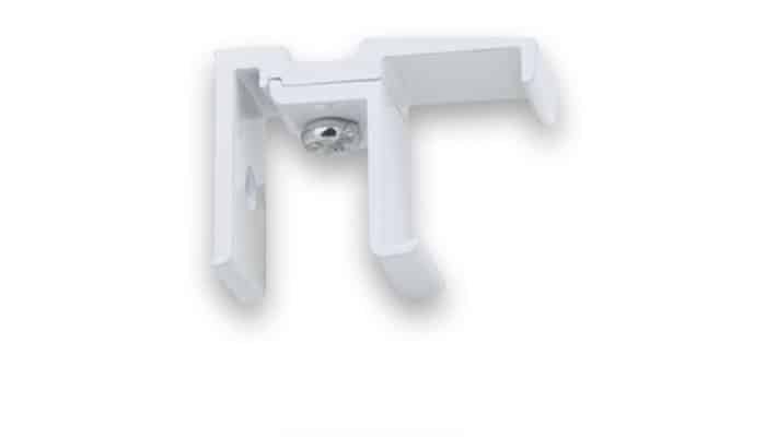 Support mural avec retour 3 cm Rail 100