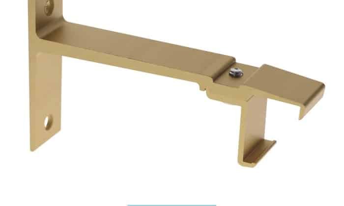 Support mural avec retour 9 cm Rail 100