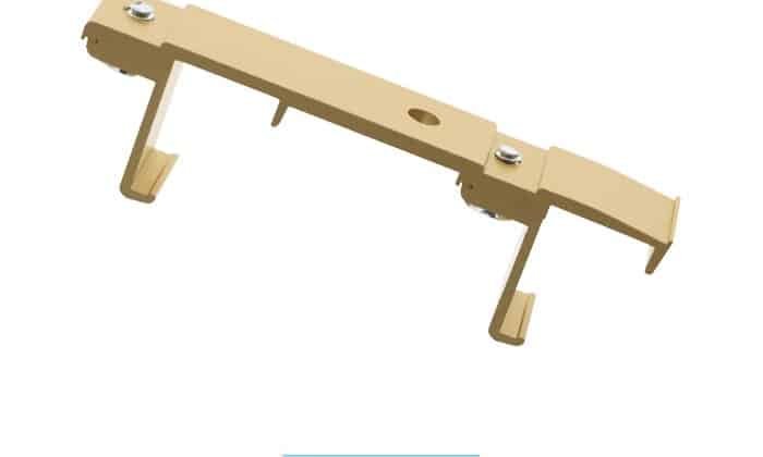 Support plafond double Rail 100